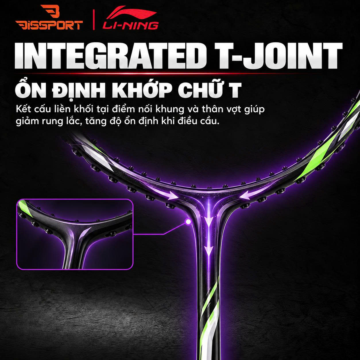 Vợt Cầu Lông Li-Ning Halbertec 1000 Chính Hãng - Kiểm Soát Tốt, Tốc Độ, Linh Hoạt, Chống Rung, Bền Bỉ, Toàn Diện